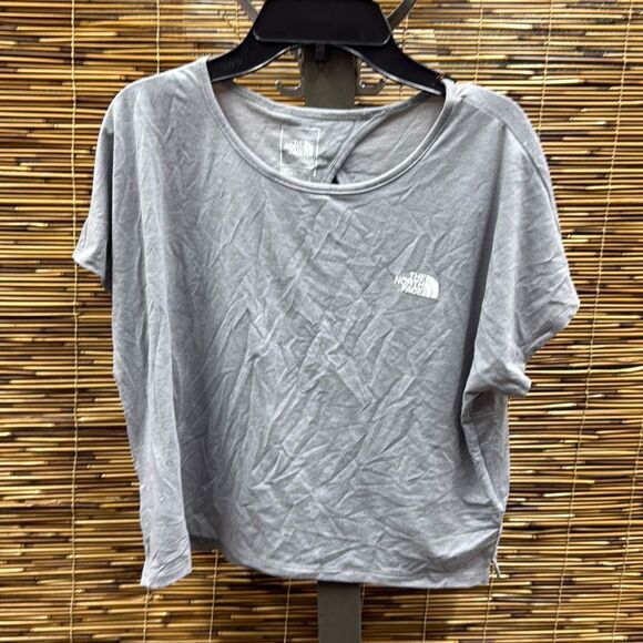 The North Face Women's Wander Crossback SS Top - Small - TNF Light‎ Grey Heather - Picture 2 of 3